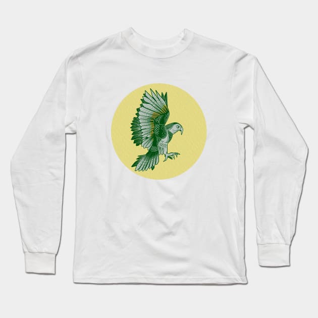 Kea NZ native bird Long Sleeve T-Shirt by mailboxdisco